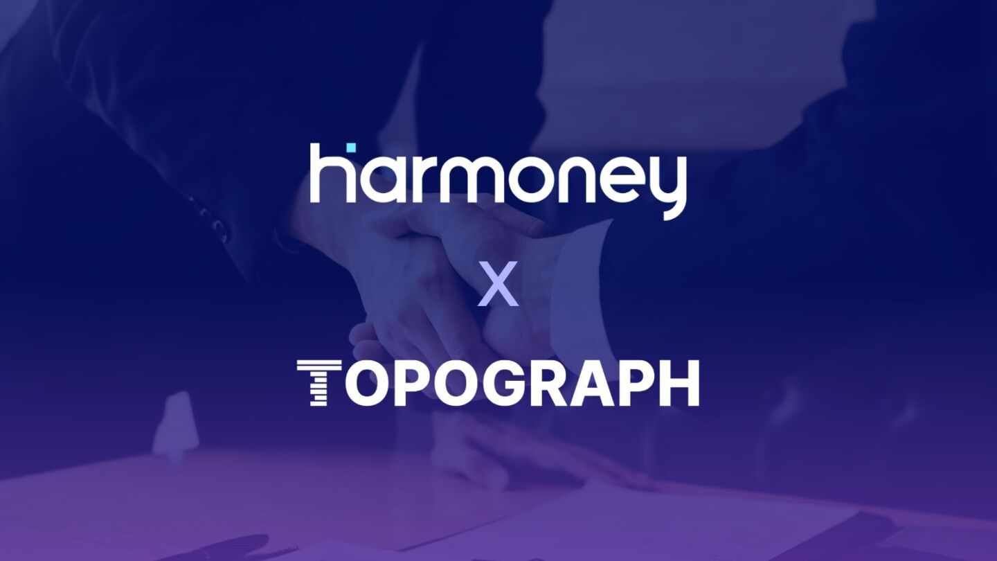 Harmoney partners with Topograph banner