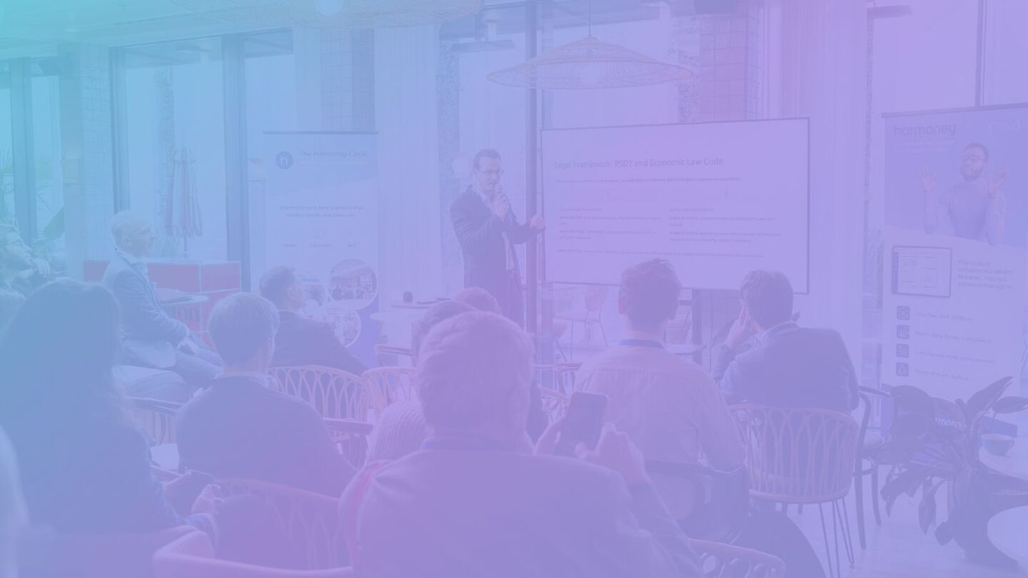 The harmoney circle banner